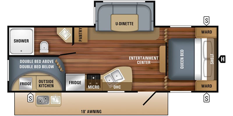 Jayco 242BHSW Layout Design